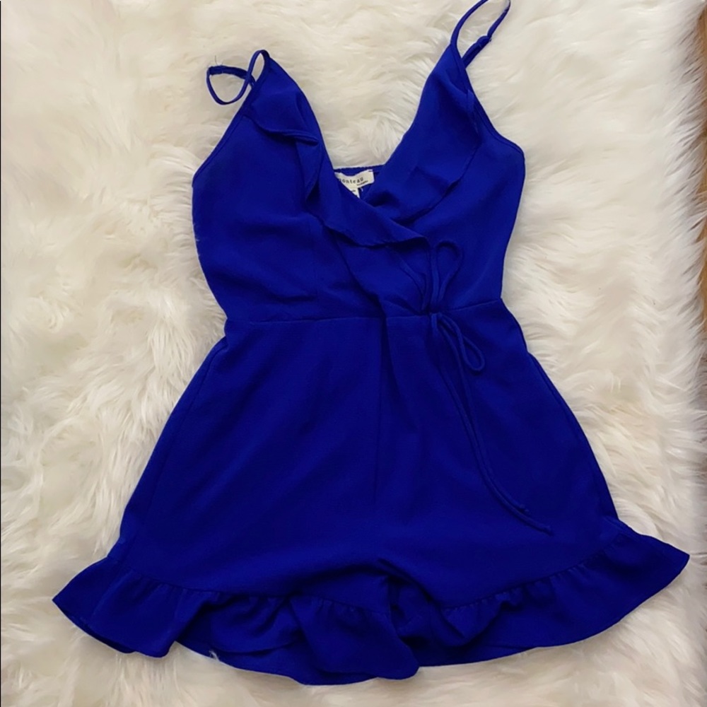 Royal blue romper